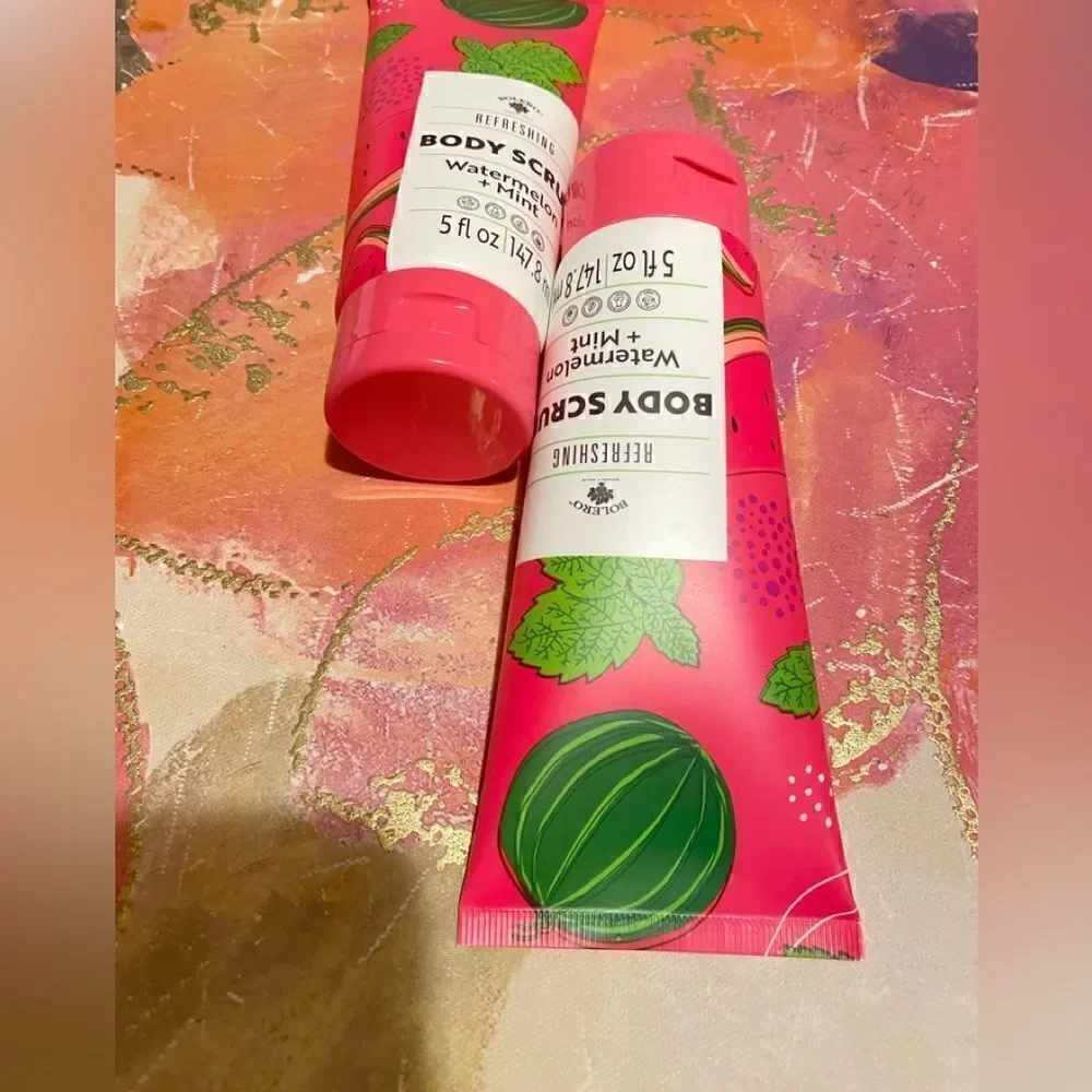 🛍️Bolero Beverly Hills pack of 2 Body scrub/watermelon + Mint Refreshing 5OZ🎀